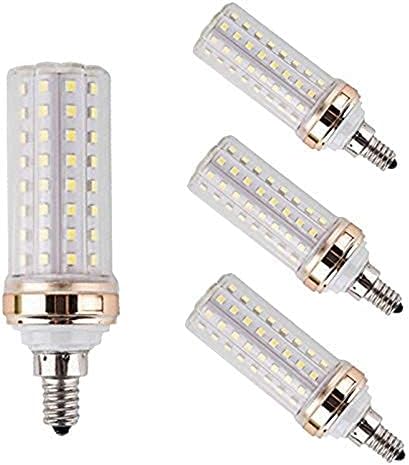 E12 LED Ampuller 20 W Şamdan LED Ampuller 180 Watt Eşdeğer-88 LEDs 2835 SMD 1800lm Sıcak Beyaz 3000 K Dekoratif Mum Tabanı E12