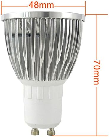 GU10 LED Ampul 6 Paket 5 Watt MR16 GU10 LED Işık Parça Aydınlatması için 5W Spot Ampuller Gömme Aydınlatma, 110V, 6000K Gün Işığı