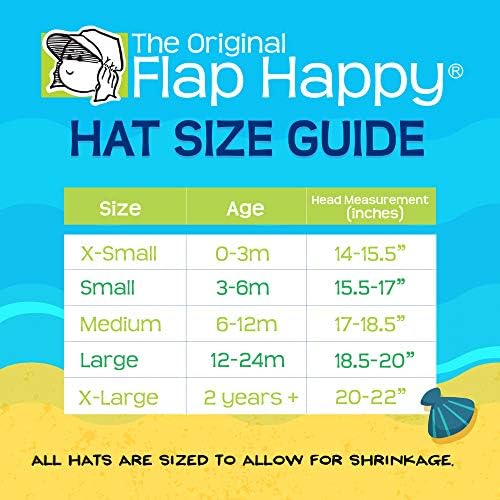 Flap Mutlu Çocuk Unisex Kova Şapka UPF 50+, En Yüksek Sertifikalı UV Güneş Koruması, Azo içermeyen boya
