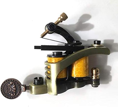 Zwen Profesyonel Dövme Makinesi Dövme Dövme Ekipmanları Araçları Bobin Makinesi, Metalik
