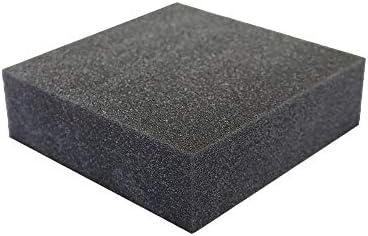 FoamRush 0.5 x 12 x 18 Kömür Yüksek Yoğunluklu Döşemelik Köpük Yastık (Döşeme Levhası, Köpük Dolgu, Koltuk Değiştirme, Sandalye
