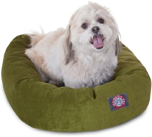 Majestic Pet Villa Simit köpek Yatağı / Sakinleştirici Donut köpek Yatağı / Sarılma Yatağı Yıkanabilir Çoklu Boyut ve Renkler
