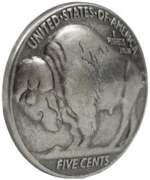 Springfield Deri Şirketi Eski Gümüş Buffalo Coin Döşeme Tack 50 Paket