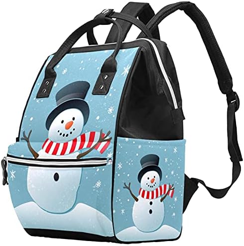 Noel Baba kadın sırt çantası bebek bezi çantası bebek bezi çantası rahat seyahat sırt çantası