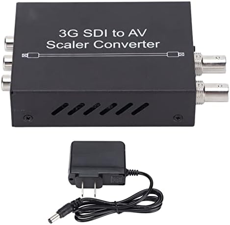LIKJ SDI-PAL / NTSC‑M Dönüştürücü, AC 100-240V Metal Hafif 3G SDI-AV Video Dönüştürücü Ev için(3)
