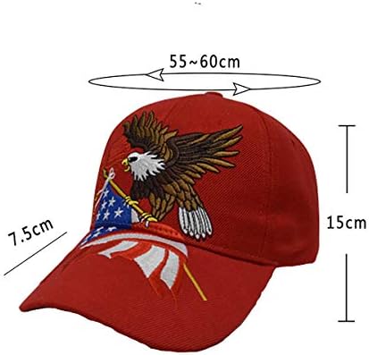 MissFun Amerika Bayrağı Kartal beyzbol şapkası Şapka Nakış