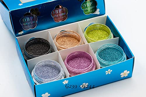 OBP Ince Holografik Tıknaz Tırnak Glitter 12 Renkler için Holo Kozmetik Tırnak Pigment Holo Nail Art Toz Tırnak, makyaj DIY Nail