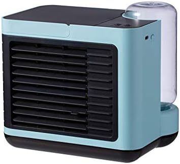 OCCOKO Klima Fanı, Taşınabilir Mini Soğutucu, Kapalı Açık için Mini Masaüstü Masa Fanı (Mavi)