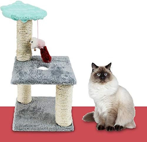 TWDYC Kediler Scratcher Ağacı Kediler tırmalama sütunu Fare Scratch Kediler Mobilya Peluş Kediler Tırmanma Çerçeve Oyuncak evcil