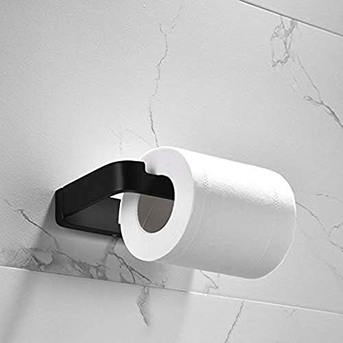 ECSWP Kağıt havlu tutucu-Mat Siyah Tuvalet Kağıdı Holder304 Paslanmaz Çelik Banyo Lavabo Kağıt Havlu Dispenseri Duvara Montaj