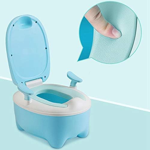 DİAOD Bebek Lazımlık Tuvalet Çocuk Eğitim Pot Tuvalet Daire Karikatür Lazımlık Taşınabilir Çocuk Pisuar Rahat Arkalığı Lazımlık