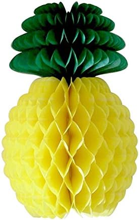10 Adet Ananas Petek Parti Süslemeleri Doku Kağıt Ananas Centerpieces Asılı Masa Luau Parti Malzemeleri Favor (12 inç) Hai Parti