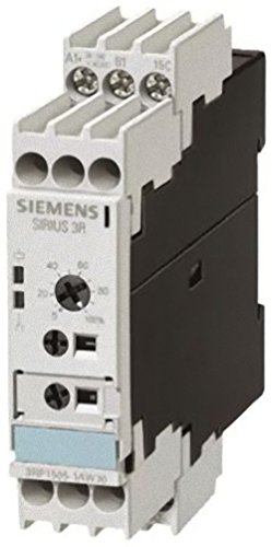 Siemens 3RP1505-2AP30 Katı Hal Zaman Rölesi, Endüstriyel Muhafaza, 22,5 mm, Kafes Kelepçe Terminali, 8 Fonksiyon, 1 CO Kontak