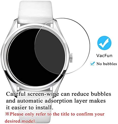 [3 Paket] Synvy Temperli Cam Ekran Koruyucu, OMEGA 231.20.39.22.06.001 ile Uyumlu 9 H Film Smartwatch akıllı saat Koruyucular
