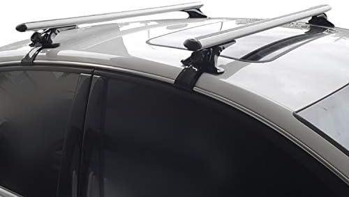 RE & AR Tuning Portbagaj BMW 1 Serisi F40 uyar 2019-2021 Çapraz Barlar Ray Taşıyıcı Alüminyum Gri Yağmur Oluk