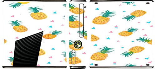 Ananas eğlenceli Duvar Kağıdı Meyveli Vinil Decal Sticker Cilt Debbie'nin Tasarımları Xbox 360 Slim (2010)