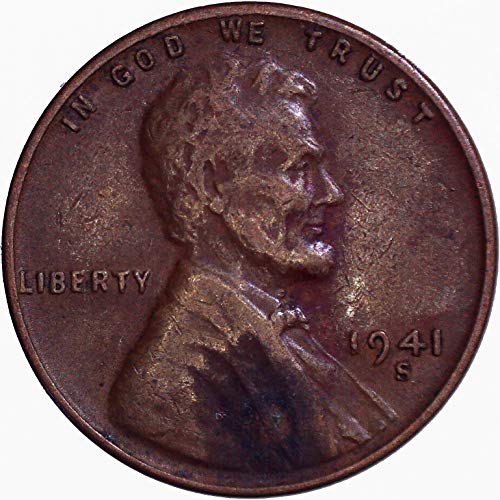 1941 S Lincoln Buğday Cent 1C Çok İnce