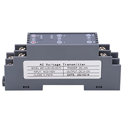 Gerilim Dönüştürücü, AC Sinyal İzolatör Verici Sensörü 1‑in‑1‑Out AC0‑100V için DC0-10V
