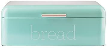 Retro Vintage Ekmek Kutusu Kutusu, Şık Güncellenmiş Versiyon, Kuru Gıda Saklama Kabı, Ekmekleri, Ruloları, Çörekleri, Hamur İşlerini,