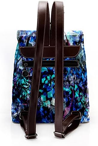 PU deri sırt çantası rahat omuz moda çanta Anti-hırsızlık için seyahat iş koleji Arkadaş Doğuş Mavi