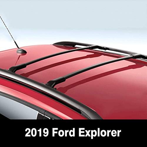 Autoxrun portbagaj Çapraz Barlar ıçin Yedek Ford Explorer 2017 2018 2019 Yan Rayları ıle Alüminyum Çatı Kargo Snowboard