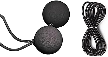 Atlama İpi Aksesuarları, 70mm Siyah Top + 2.8 m * 5mm Siyah Kablo, kablosuz Atlama İpi Spor