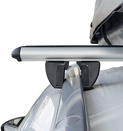 RE & AR Tuning Travers Toyota Hilux 2015-2021 ıçin Çatı Rafları Araba Üst Bagaj Taşıyıcı Rayları Alüminyum Gri