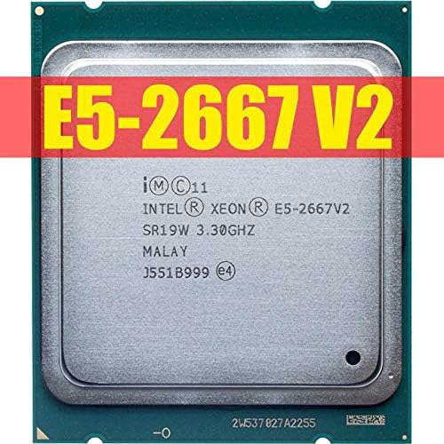 Intel Xeon E5 2667 V2 3.3 Ghz 8 Çekirdekli 16 İş Parçacığı 25 MB Önbellek SR19W 130 W İşlemci LGA 2011 CPU