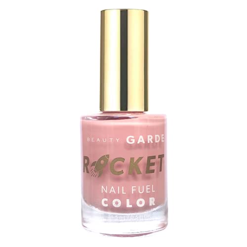 BeautyGARDE Rocket Nail Fuel Color (Dream On) - Tırnak Cilası ve Kuvvet Arttırıcı (0.5 Floz), Nonie Krem