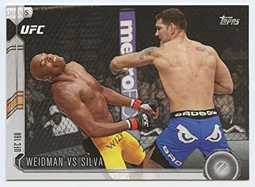 2015 Topps UFC Chronicles MMA 275 Weidman vs Silva Resmi Karışık Dövüş Sanatları Ticaret Kartı