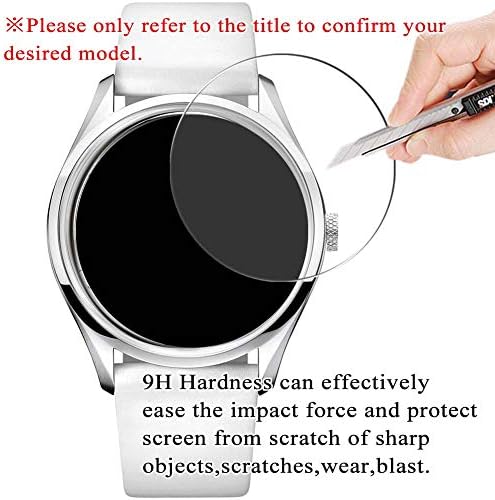 [3 Paket] Synvy Temperli Cam Ekran Koruyucu, NİXON NA3273233 9 H Film Smartwatch akıllı saat Koruyucuları ile Uyumlu