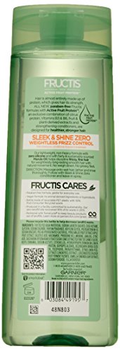 Garnier Saç Bakımı Fructis Şık ve Parlak Sıfır Şampuan, 12,5 Sıvı Ons