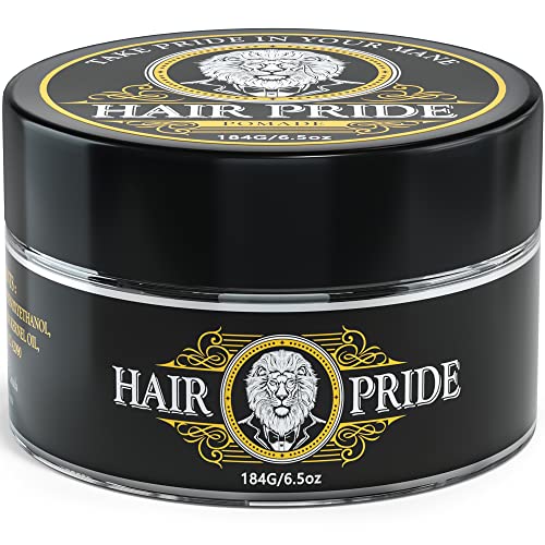 Saç Gururu, Erkekler için Kokusuz Saç Pomatı, Düşük parlaklık, Premium pomad gibi yüksek tutma jeli (6.5 oz)