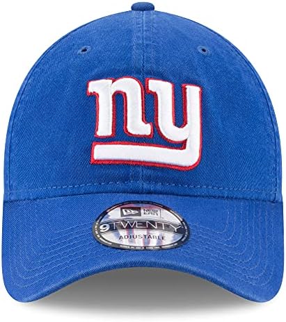 New Era erkek Kraliyet New York Giants Çekirdek Klasik 9 YİRMİ Ayarlanabilir Şapka