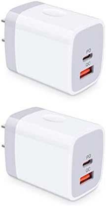 USB C Duvar Şarj Güç Adaptörü, hızlı Şarj C Tipi Blok şarj tabanı USB C Fiş ile USBC Tuğla PD 20 W+QC 18 W için iPhone 13 12