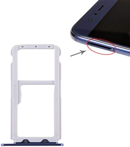 Minyangjie Cep Telefonu Tamir Parçaları Yedek SIM Kart Tepsi + SIM Kart Tepsi/Mikro SD Kart Tepsi ıçin Huawei Onur V9 (Siyah)