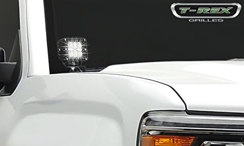 GMC Sierra için T-Rex Izgaraları 6392121 Meşale Serisi Siyah Ağır Hizmet Tipi LED ışık Kiti