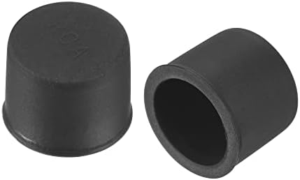 uxcell 30pcs Silikon RCA Bağlantı Noktası Anti-Toz Tıpa Kapağı Kapağı Siyah
