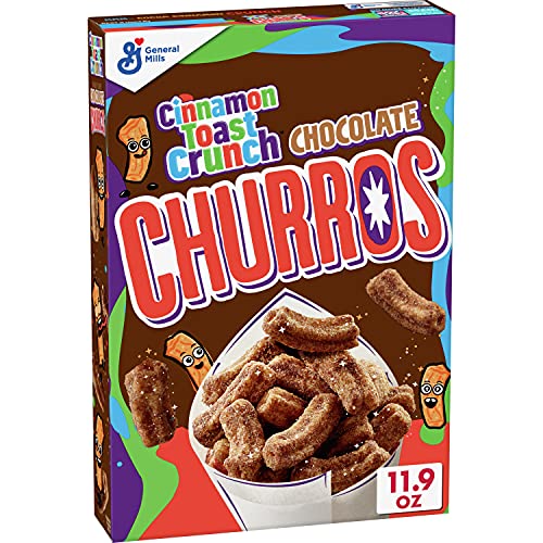 Tarçınlı Tost Crunch Çikolatalı Churros, Tam Tahıllı Tahıl, 11.9 oz
