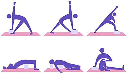 CHUZI Yoga Bloğu Pilates Bolster Tuğla Köpük Köpük Tuğla Streç Gym Fitness Egzersiz Bolster Vücut Yapı Taşı