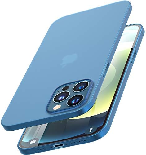 TOZO iPhone 12 Kılıfı için Uyumlu ve iPhone 12 Pro Kılıfı için Uyumlu 6.1 inç Sert Kapak 0.35 mm Dünyanın En İnce Koruyucu Kabuğu