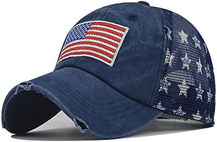 SACERKU Amerikan Bayrağı şapka, Taktik İşlemeli Operatör Şapkası, Erkekler ve Kadınlar için Beyzbol Şapkası