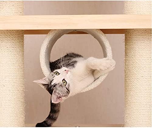 Xkun kedi Ağacı Daire kedi Kulesi Masif Ahşap Büyük kedi Tırmanma Çerçevesi