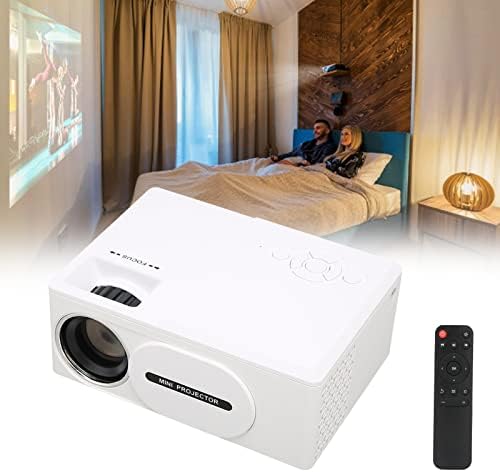 Gaeirt 1080 P Mini Projektör, Full HD Video Projektör ile USB ve HDMI İşlevli Ev Sineması için Cep Telefonu Kablo TV Kutuları