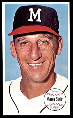 1964 Topps 31 Warren Spahn Milwaukee Braves (Beyzbol Kartı) NM Braves