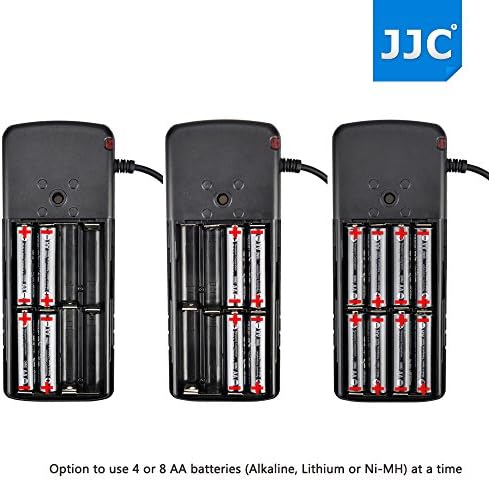 JJC Hızlı Flaş Yangın Geri Dönüşüm Harici Flaş Pil Paketi için Speedlite Canon 600EX II-RT, 580EX II,550EX, 540EZ, 430EZ, Yongnuo