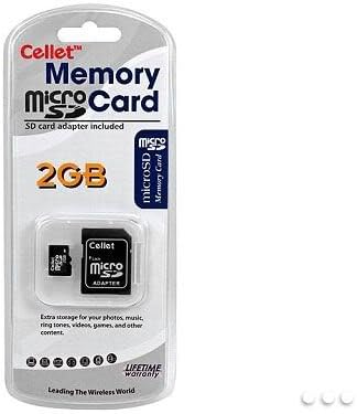 SD Adaptörlü Samsung i760 (SCH-i760) Telefon için Cep Telefonu microSD 2GB Hafıza Kartı.