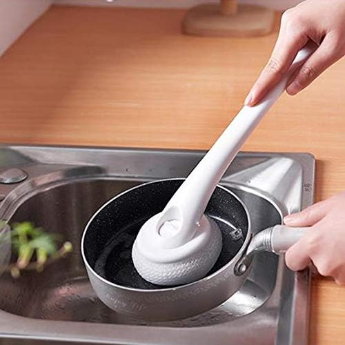 BİANTAİ Mutfak temizleme fırçası Temizlik için Yemekleri Tencere Tava Lavabo ve Banyo ile Rahat Uzun Kolu