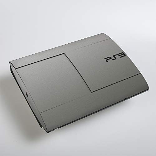 Sony Playstation 3 Superslim cilt FX-yumuşak-Gümüş-Gri Sticker çıkartma Playstation 3 Superslim için