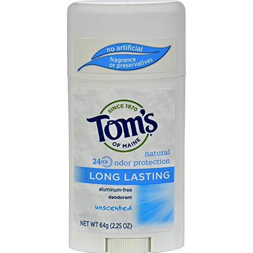 Tom'un Maine Doğal Bakım Deodorant Çubuğu Kokusuz 2.25 oz (2'li Paket)